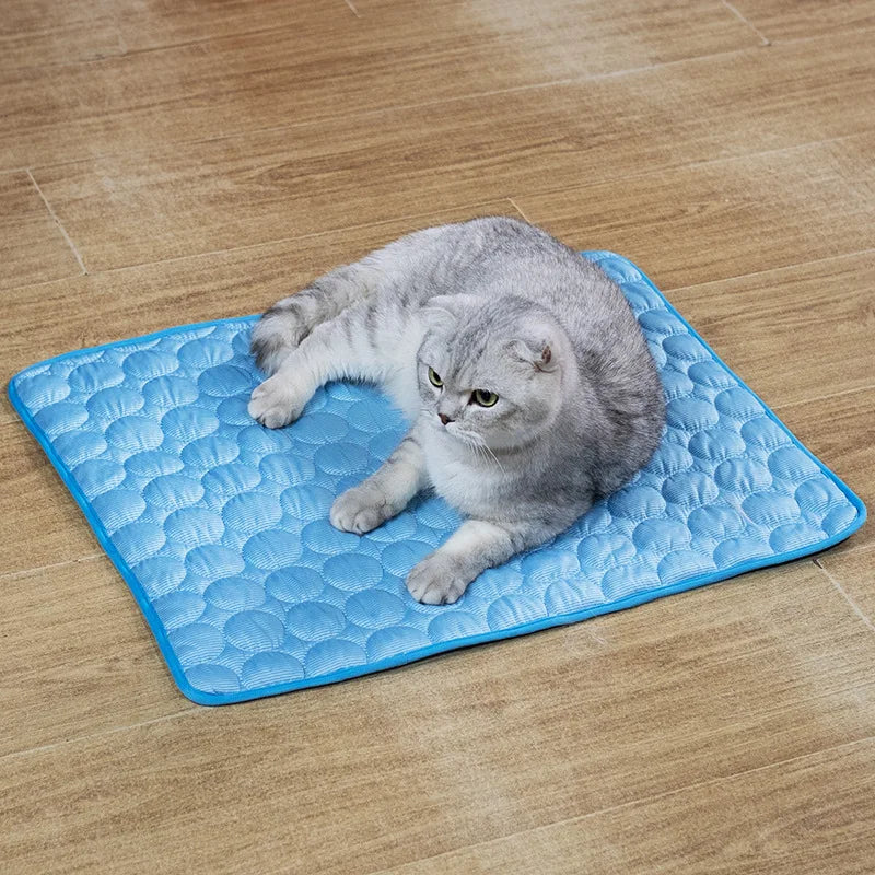 Dog Cooling Mat Summer Pad Pet Mat Bed for Dogs Cat Blanket Sofa Breathable Summer Washable Pet Supplies Accessories