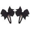 2Pcs/Lot Solid Color Bows Hair Clip For Kids Girls Ribbon Bowknot BB Clip Cute Baby Barrettes Hairpins Headwear Hair Accessories