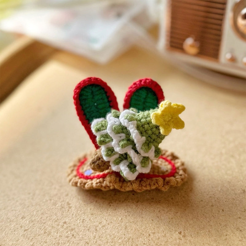 Knitted Woolen Baby Barrettes Cartoon Rabbit Little Girls Hairpins Puppy Cat Toddler Hair Clip Kids Grooming Hair Accessories