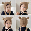 0-2 Years Baby Hat Autumn Winter Ear Rabbit Knitted Kids Hat Baby Girls Baby Boys Cute Wool Hat  Baby Accessories Newborn