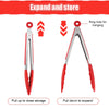 Food Tong Stainless Steel Kitchen Tongs Silicone Nylon Non-Slip Cooking Clip Clamp BBQ Salad Tools Grill Kitchen Accessories