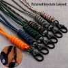 10 Styles Rotatable Buckle Key Ring High Strength Cord Lanyard Mobile Phone Keychain Lanyard Neck Strap Parachute Cord