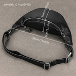 Load image into Gallery viewer, Big Waist Bag Mens Leather Belt Pounch Anti-theft Waist Pack Fanny Pack Bum Bag Belt Waist Pouch Chest Bag For Male leather Bag
