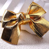 2Pcs Vintage Gold Sparkle Bow Hair Clips For Girls Cute Children Hairpins Handmade Barrettes Headwear Kids Hair Accessories