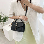 Load image into Gallery viewer, Fashion Handbag Ladies Solid Color Simple Crossbody Bag Women Stylish PU Leather Messenger Shoulder Bag Leisure Bag
