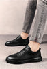 Shoes Casual Men Leather Big Toe Soft Sole Dress Versatile Business Lace-Up Summer Breathable Style 2023