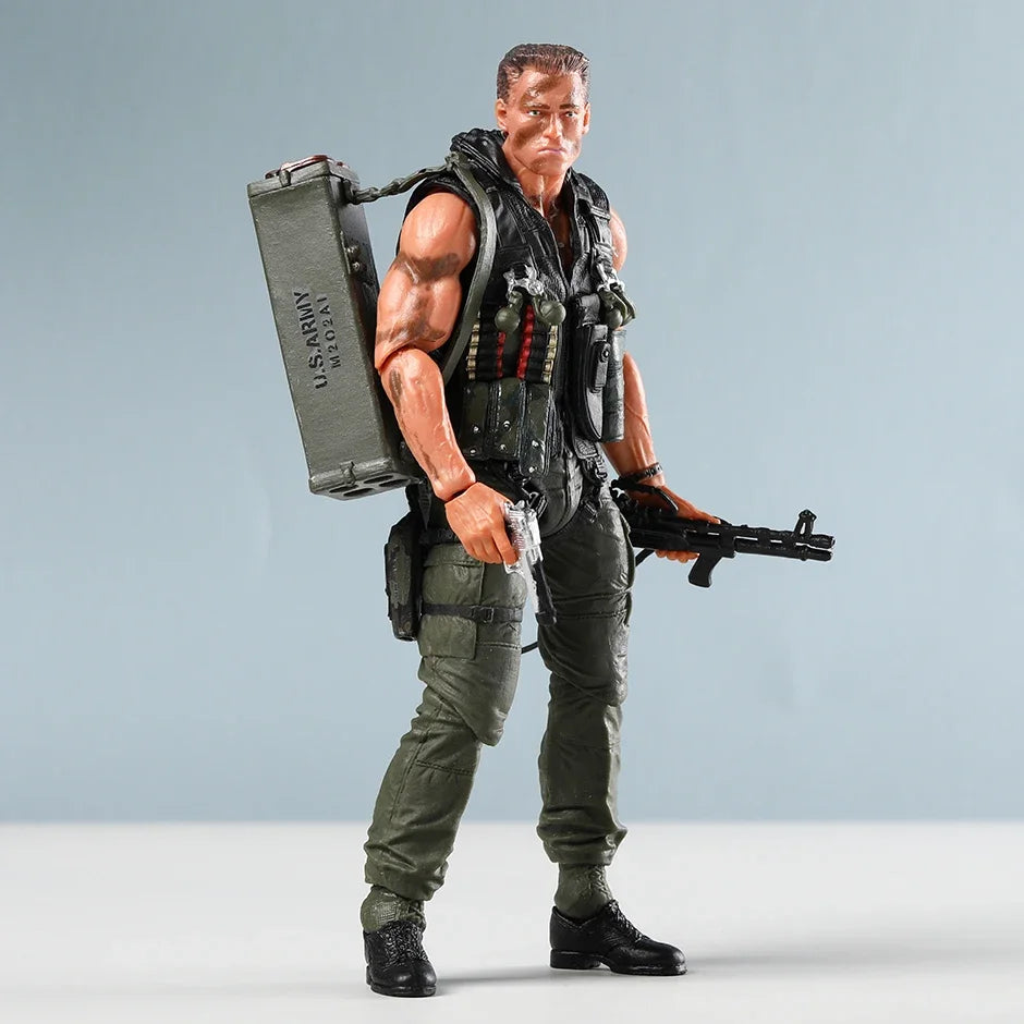 NECA Commando John Matrix Schwarzenegger 7" Action Figure Collection