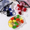 6/12Pcs Colorful Double Plush Ball Elastic Hair Bands for Kids Girls Hair Ropes Ties Ponytail Headwear Children Hair Accessories