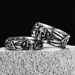 Load image into Gallery viewer, Domineering Skull Devil Men Rings Stainless Steel Women Jewelry Retro Punk New In Rock Gothic Fashion Accessories Gift Wholesale
