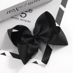 Load image into Gallery viewer, 2Pcs/lot 6''Solid Color Grosgrain Ribbon Bows Hair Clips For Cute Girls Large Handmade Hairpins Barrettes Kids Hair Accessories
