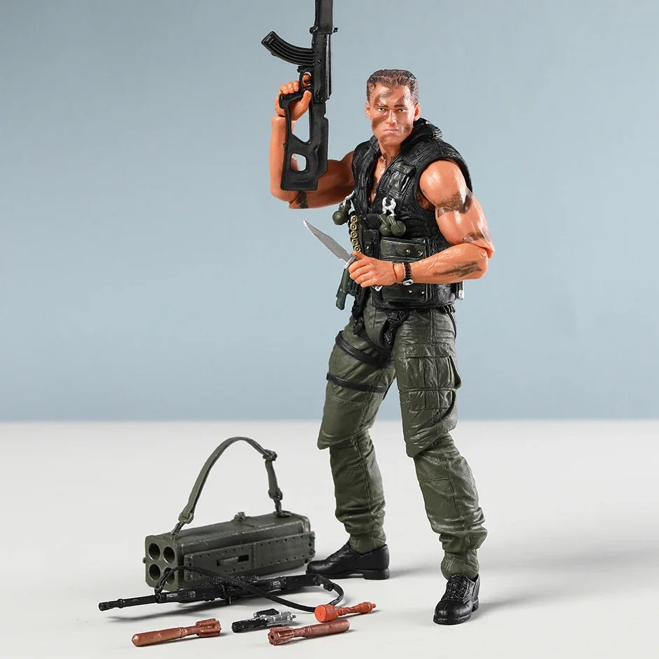 NECA Commando John Matrix Schwarzenegger 7" Action Figure Collection