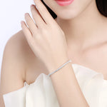 Load image into Gallery viewer, Hot new 925 Sterling Silver Bracelets for women men 4MM snake bone chain Wedding party Gifts high quality Fashion Jewelry
