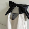 Sweet Y2k Fashion Shoulder Underarm Bag Casual Canvas Simple Clutches Trendy Chic All Match Bow Design Purse and Handbags