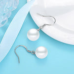 Load image into Gallery viewer, Fanqieliu Original 925 Silver Needle Lady's Fashion Jewelry New Pearl Drop Earrings FQL23505

