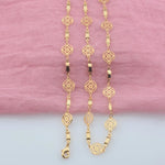 Load image into Gallery viewer, New Fashion Women Yellow Gold Color 8mm Round Flowers Wedding  Jewelry Necklace Bracelet Set
