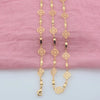 New Fashion Women Yellow Gold Color 8mm Round Flowers Wedding  Jewelry Necklace Bracelet Set