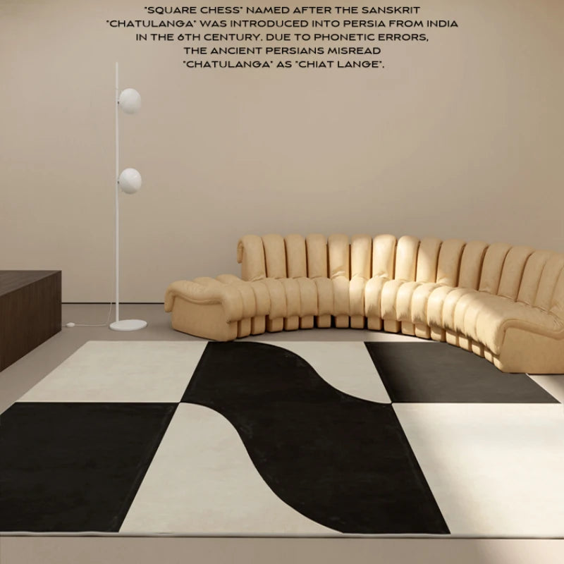 Minimalist Living Room Decoration Large Area Carpet Modern Rugs for Bedroom Thickened Soft Plush Carpets Lounge Rug Non-slip Mat