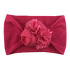 Kids Headwear Soft Stretch Flower Headband Knot Wide Nylon Headwraps Baby Girls Hair Bands Photo Props for Newborn Accessories