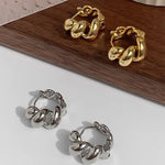 Load image into Gallery viewer, Punk Metal Irregular Distortion Twist Hoop Earrings for Women Personality Geometric Earrings Travel Party Jewelry 2024
