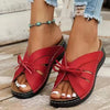 Women Sandals 2024 New Summer Shoes For Women Low Heels Sandals 2024 Trend Slippers Summer Women's Footwear Red Sandalias Mujer