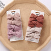 4Pcs/Set Baby Bows Hair Clips Muslin Girls Hairpins Hairclip For Kids Cotton Linen Barrette Flower Print Side Pin  Accessories