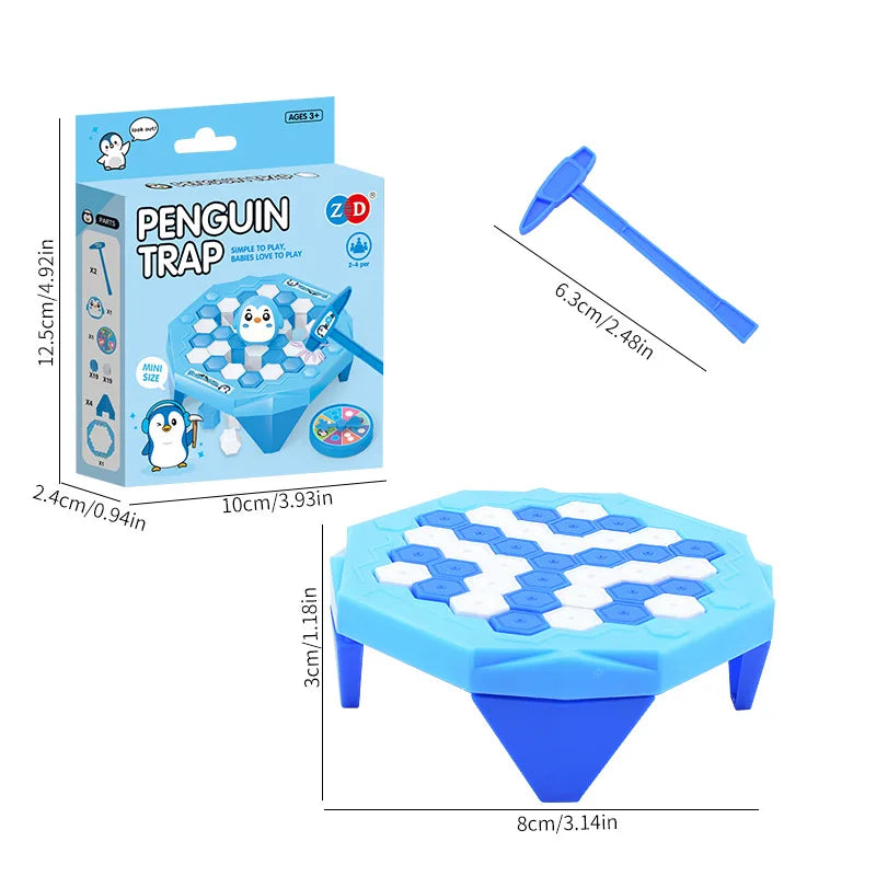 Mini icebreaker penguin save little penguin ice game interactive children's table toy