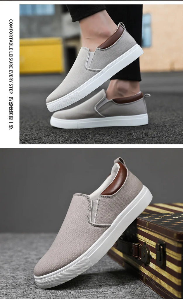 Men Shoes Canvas Sneakers Flats Lace up Leisure Loafers Fashion Comfort Rubber Sole Non Slip Sneakers 45 45 47 48 Large Size