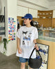 1102Dog  Kawaii  Graphic Shirt Ulzzang Unisex Fashion Harajuku Streetwear T-Shirt Grunge Y2k Aesthetic Oversized Woman Tshirts