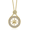 Woman's Eight-pointed Star Pendant Long Necklace for Woman Gift Fashion Gold Color Sweater Chain Jewelry