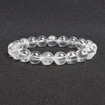 Load image into Gallery viewer, Natural Clear Quartzs Bracelet White Transparency Healing Crystal Energy Stone Boho Reiki Gem Stone Beads Simple Yoga Jewelry

