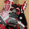 In stock, 6-chord relic style Fan Hailun electric guitar, red body, chrome plated accessories, available in multiple colors, fac