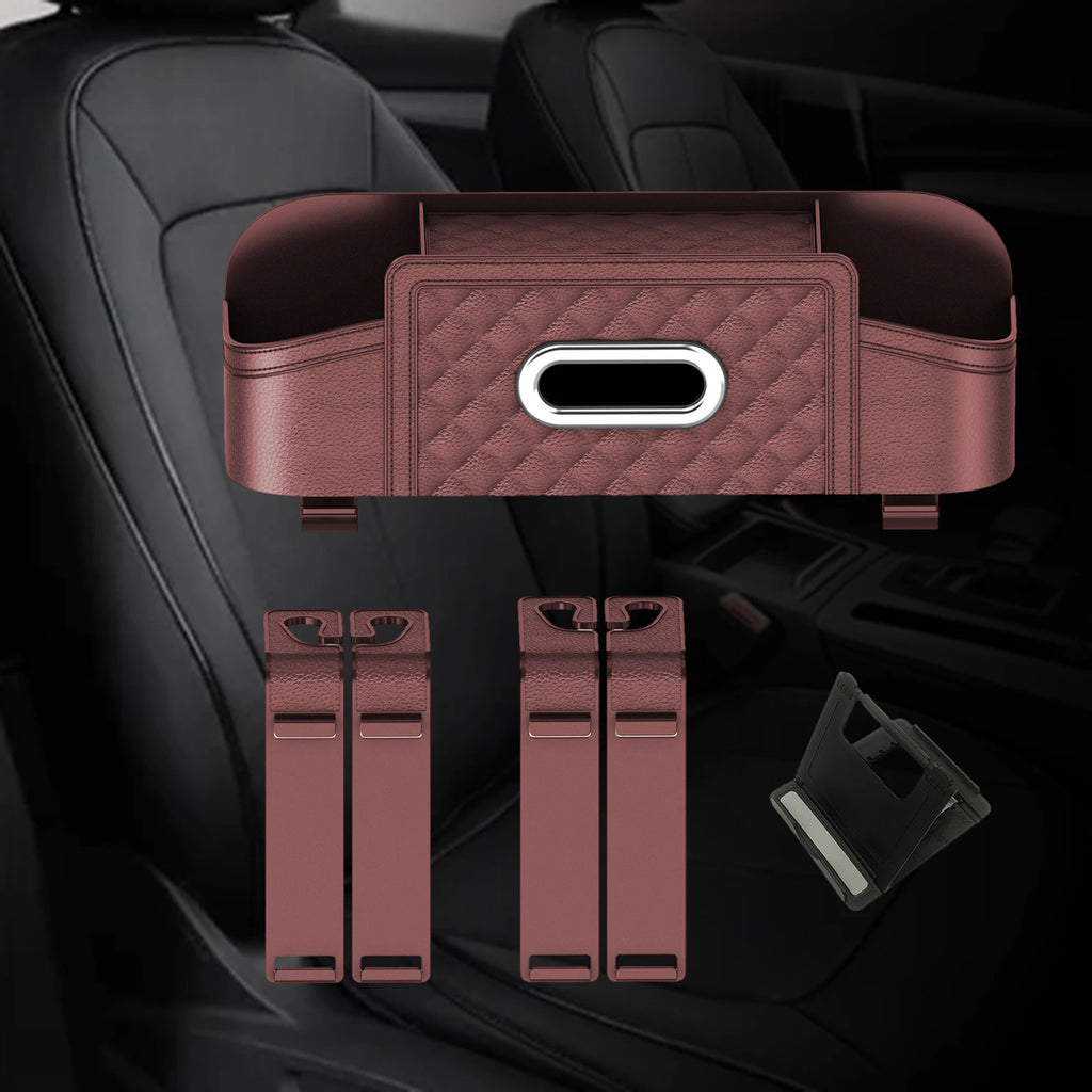 Car Headrest Backseat Organizer Automotive Accessories Auto Back Seat Paper Box Multifunctional Back Seat Storage Box Tissue Box