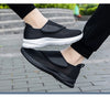 Dad Men Casual Sport Shoes Breathable Lightweight Sneakers Outdoor Mesh Black Running Shoes Athletic Jogging Tenis Walking Shoes