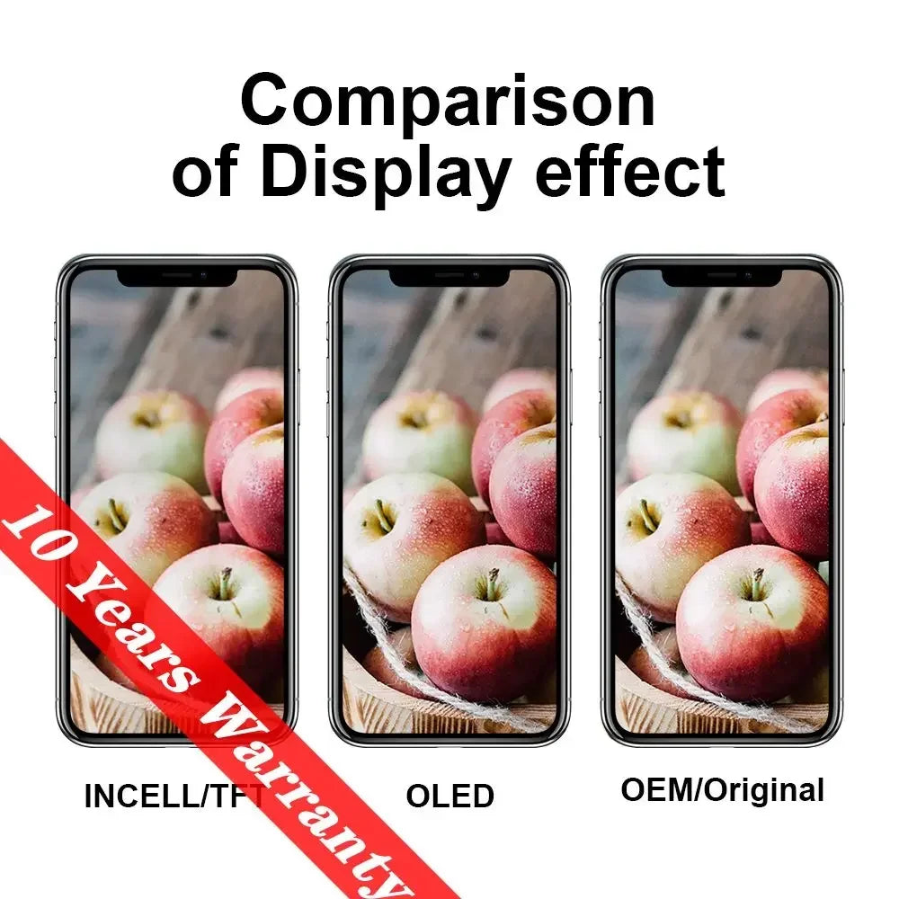 PINZHENG High Quality Screen AMOLED INCELL LCD OLED OEM For iPhone 11 12 13 Mini Pro Max XS XR MAX Display Replacement With Tool