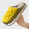 New Women Men Slippers Winter Warm Plush Waterproof Thick Sole Shoes Casual Flats Home Couples Non Slip Soft Furry Slides