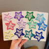 3pc Korean New Big Star BB Hairpin Hair Side Clips for Girls Women Kids Gift Wedding Party Hair Accessories