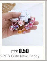 5PCS Flowers Stars Princess Color Headwear Kids Elastic Hair Bands Children Hair Ties Ropes Girls Accessories Baby Headdress