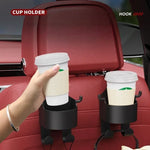 Load image into Gallery viewer, Car Seat Headrest Hook Hanger Storage Organizer Universal with Cup Holder for Handbag Fit Universal Vehicle Car Accessories
