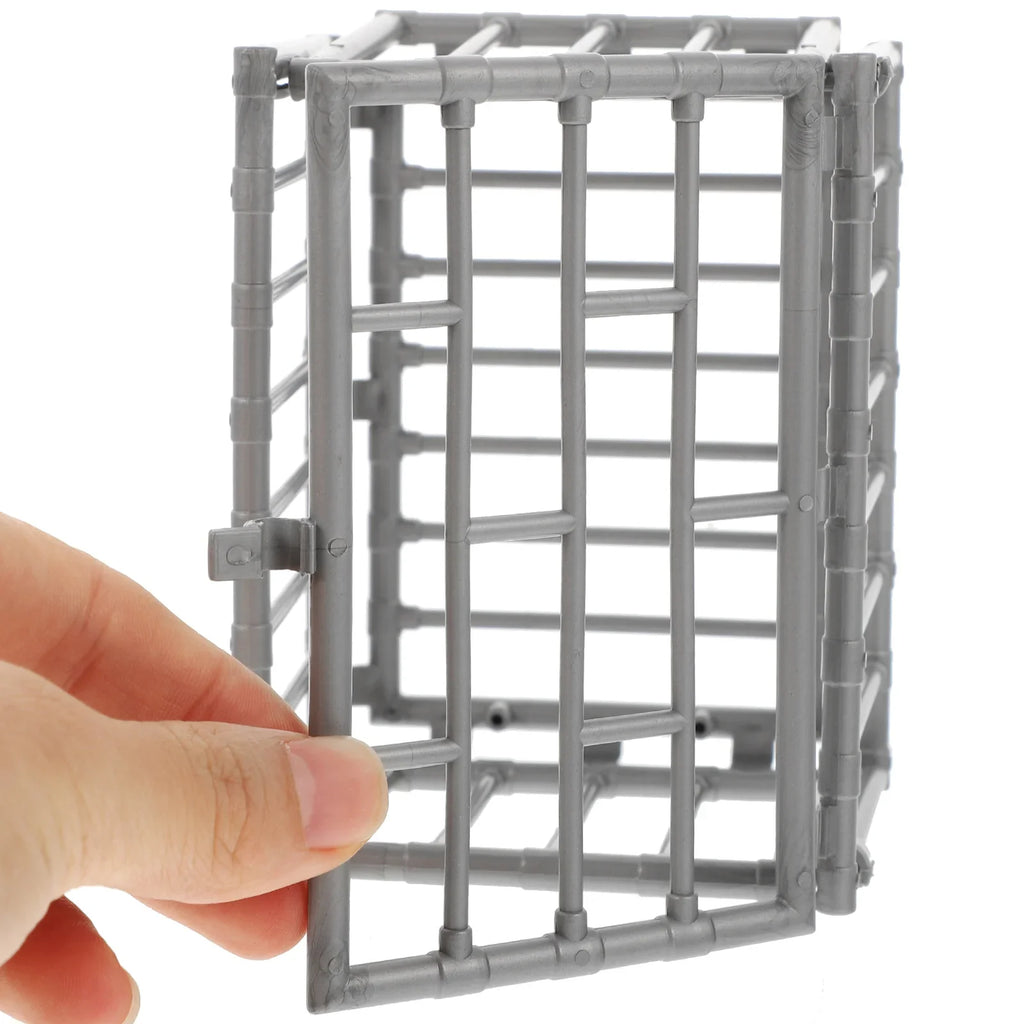 2 Pcs Beast Fence Model Mini DIY House Toy Plastic Cage Adornment Guinea Pig Pet Decorative Storage Accessory