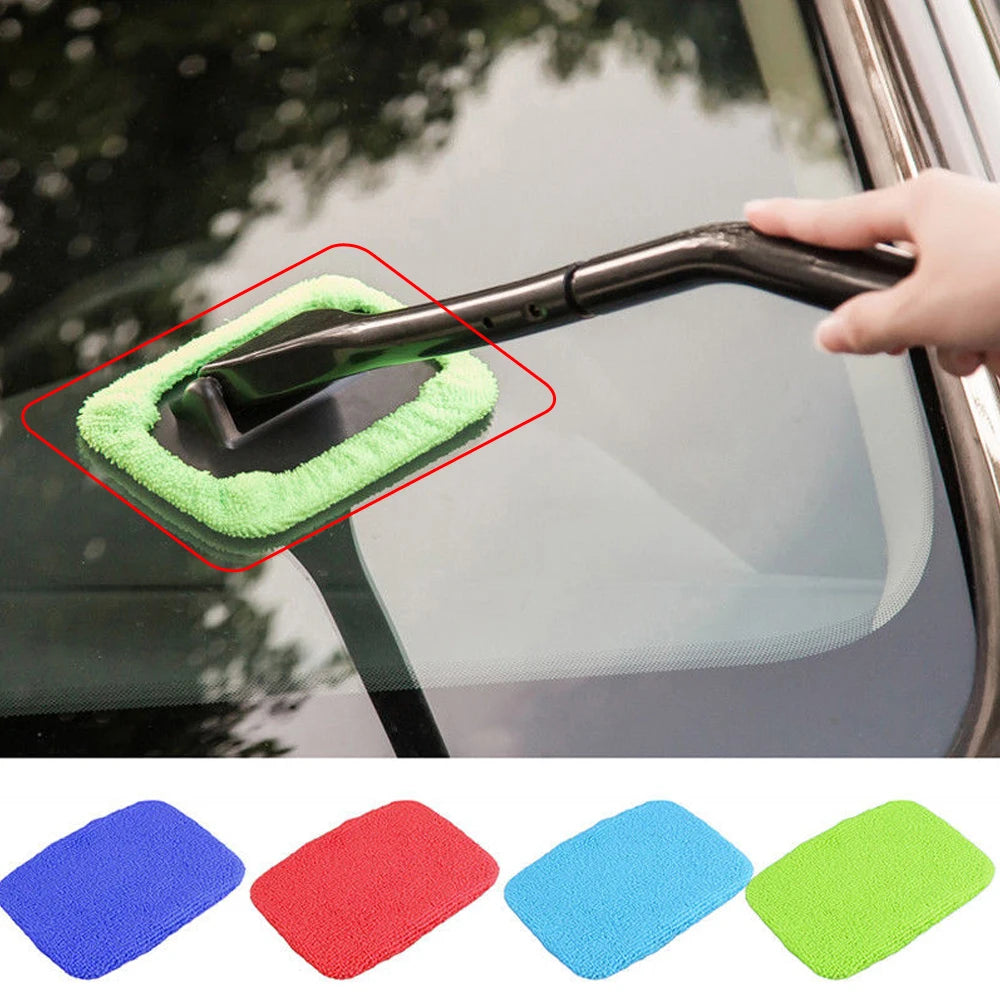 1Pc Car Glass Washing Towel Microfiber Windshield Clean Brush Mat Auto Wiper Dust Cleaning Tool Universal Car Wash Accessories