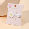 5/2/1/pcs Ins Daisy Flower Hair Clips Baby Girl Hairpins for Kids Lace White Barette Princess Hooks Infant Accessories Korean