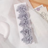 5/3Pcs Children Handmade Chiffon Petals Poppy Flower Hair Clips Rolled Rose Fabric Hair Flowers for Kids Girls Hair Accessories