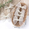 6Pcs White Lace Bow Hair Clips For Baby Girls Lovely Bowknot Hairpin Barrettes Kids Hairgrips Korean Headwear Hair Accessories