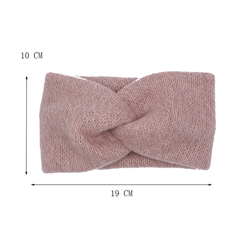 Knot Kids Headband Warm Knitted Children Baby Girl Headbands Hair Band Winter Soft Turban Hair Accessories Haarband