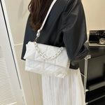 Load image into Gallery viewer, Fashion Trend Women's Hand Handbag 2023 Chain Embellished Single Shoulder Crossbody Purse Black
