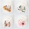 2Pcs Cute Princess Headwear Elastic Headband Children Ropes Baby Girls Bowknot Rubber Hair Band for Kids Headdress Accessories