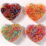 Load image into Gallery viewer, 500/1000/2000pcs Girls Colourful Disposable Rubber Band Hair Ties Headband Children Ponytail Holder Bands Kids Hair Accessories
