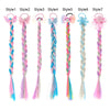 Girls Hair Bow Kids Rainbow Hair Tie Princess Accessories Toddler Snowflake Elastics Baby Accessories No Damage Braid