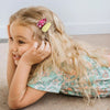 6Pcs Kids Mini Print Waterdrop Shape BB Hair Clip Cute Hair Accessories Hairpin Side Girls Hairgrip Barrette Children Headwear