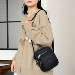 Load image into Gallery viewer, Fashion Oxford Cloth Crossbody Bag For Women Zipper Mobile Phone Shoulder Bag Lady Female Multifunction Handbag
